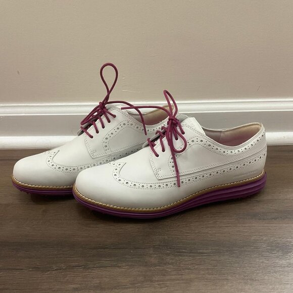 Cole Haan Women’s Zerogrand OG Wingtip Oxford Golf Shoes- Size 9 - Picture 4 of 6